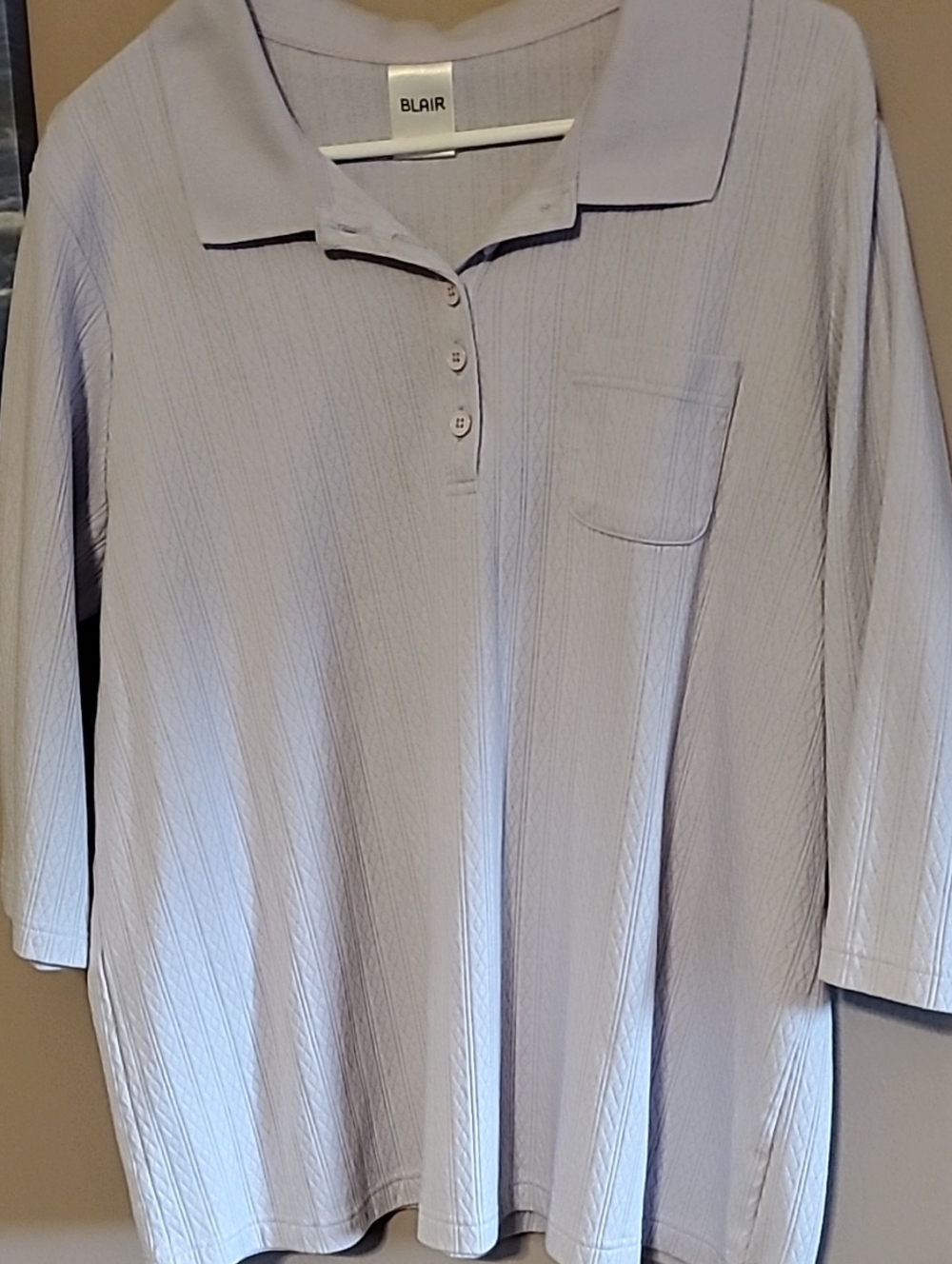 Blair Lavender Knit Polo XL